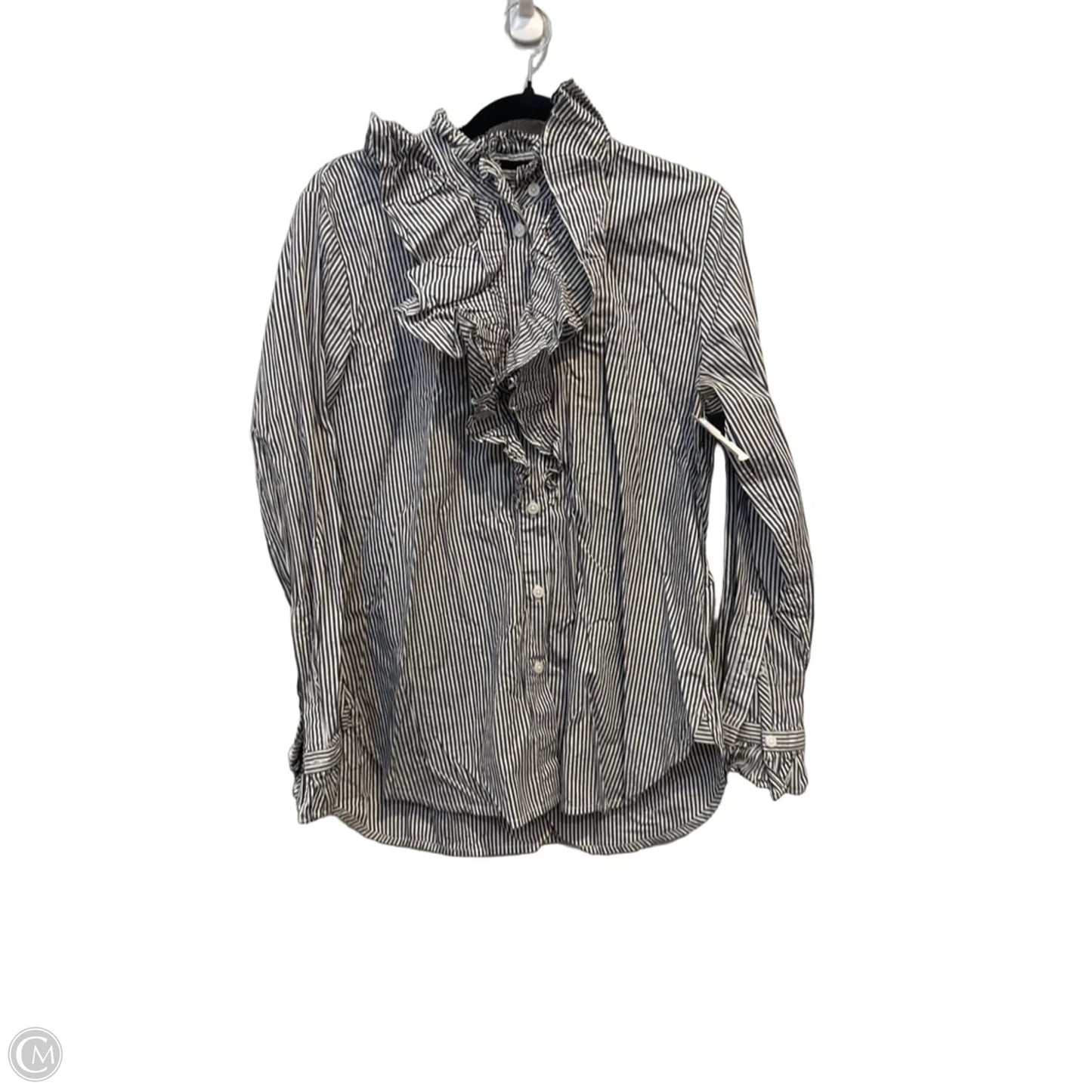 Top Long Sleeve By J. Crew In Striped Pattern, Size: S