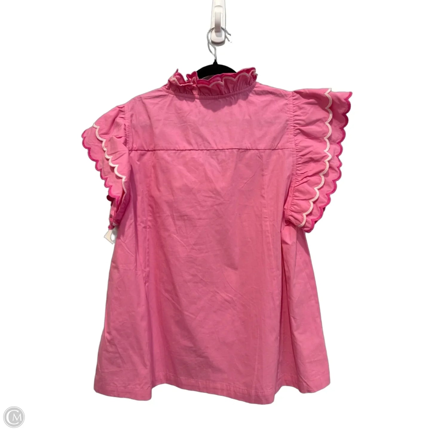 Top Short Sleeve By Umgee In Pink, Size: M