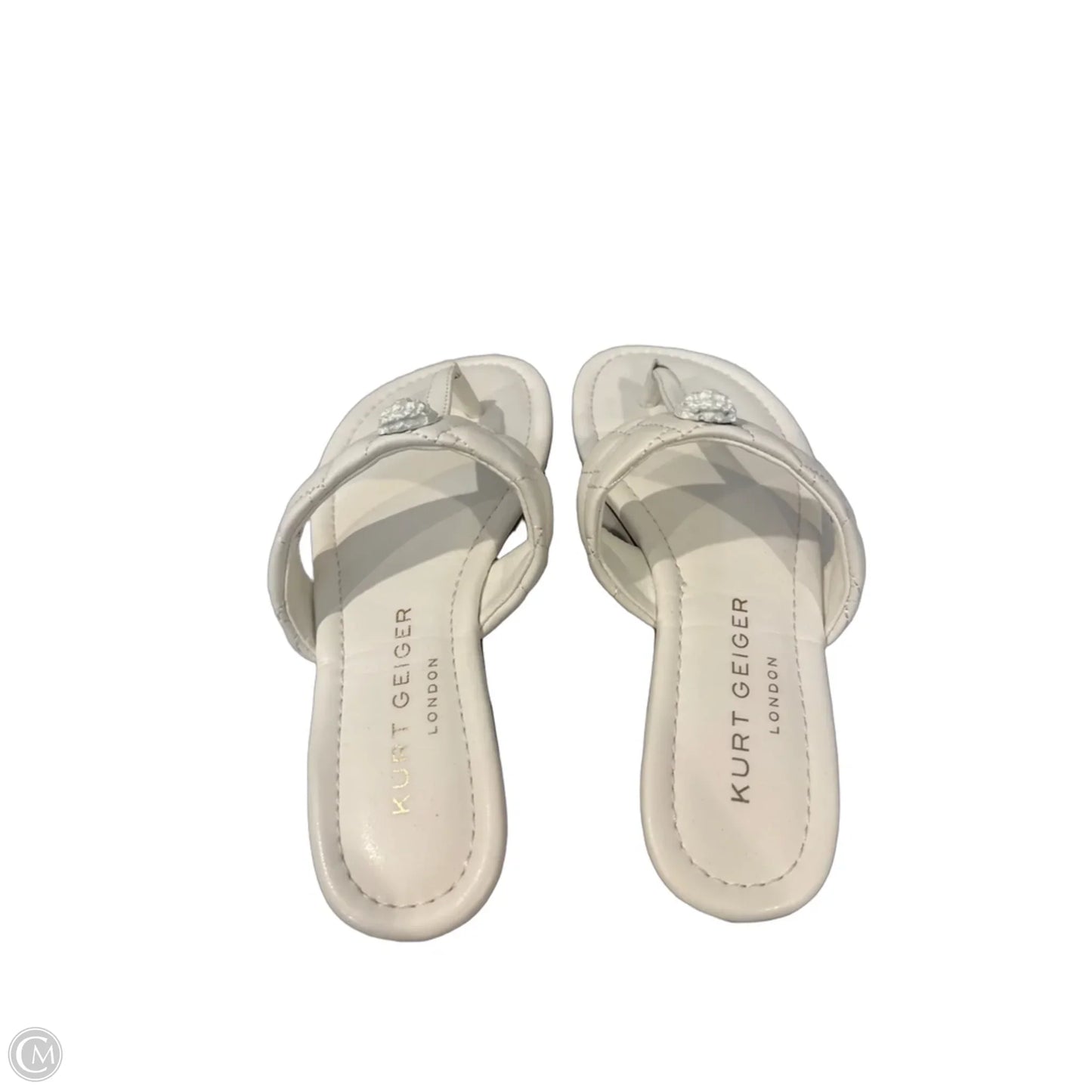 Sandals Designer By Kurt Geiger In White, Size: 6