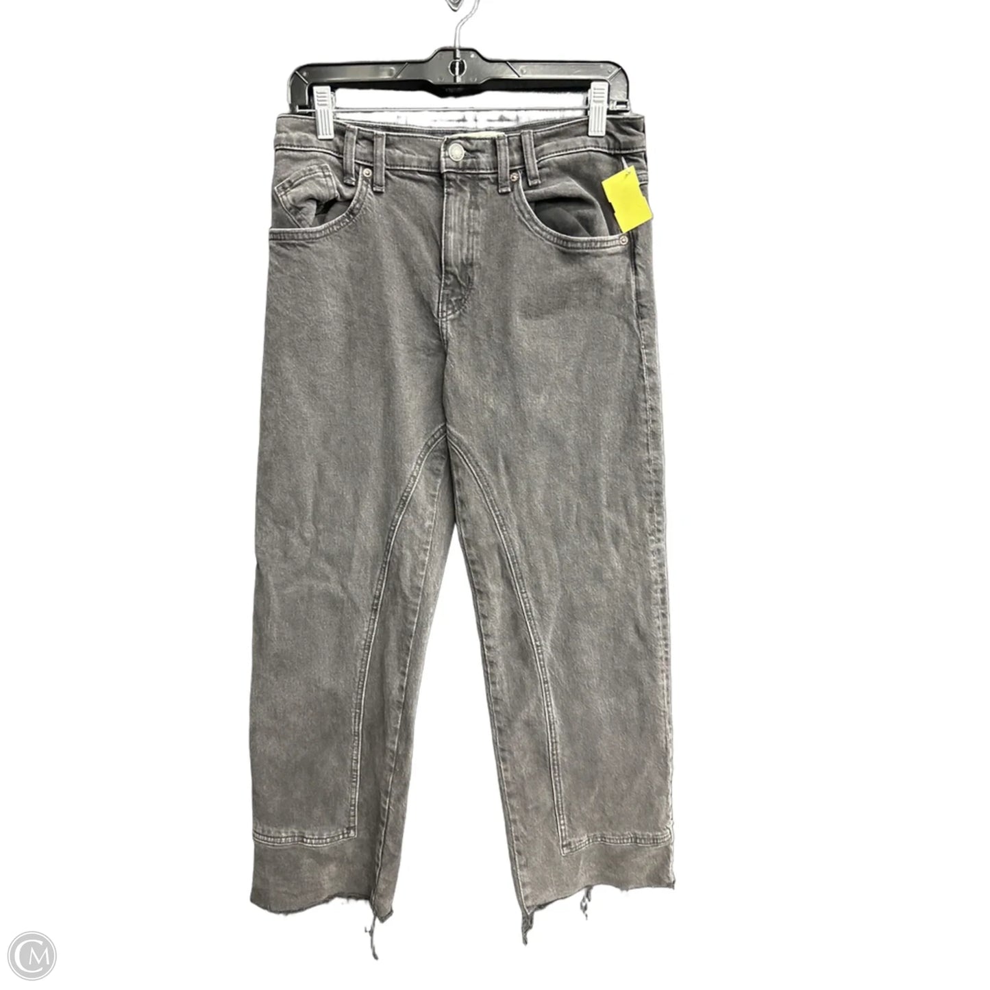 Jeans Wide Leg By We The Free In Black Denim, Size: 6