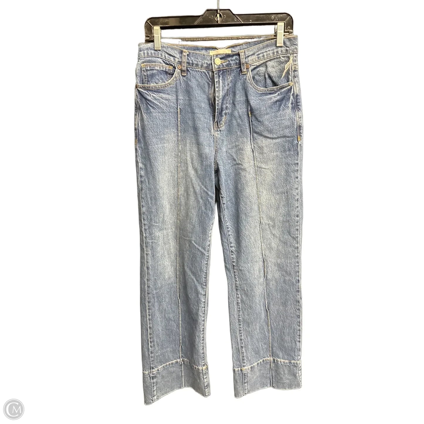 Jeans Wide Leg By Habitual In Blue Denim, Size: 6