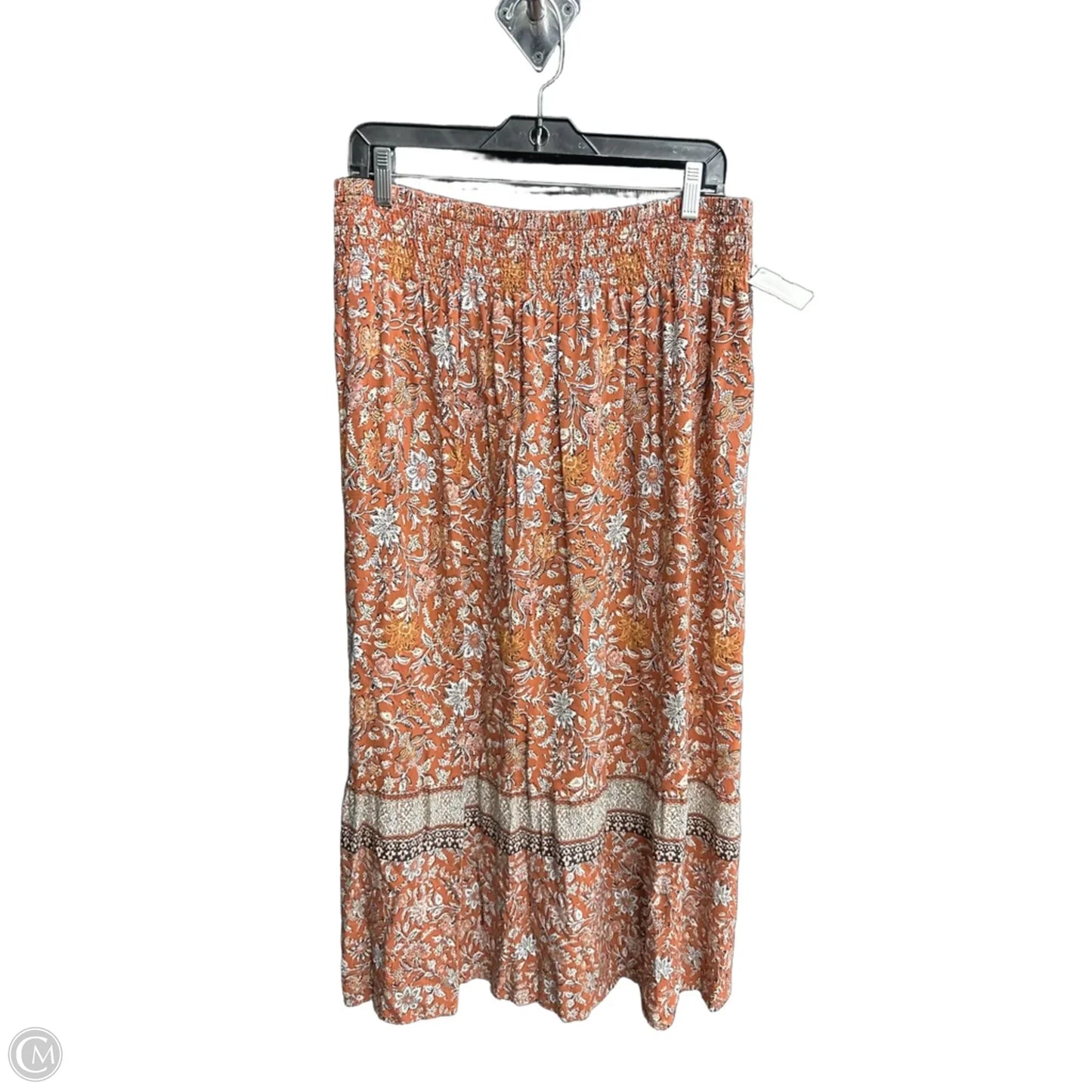 Skirt Maxi By J. Jill In Brown, Size: M