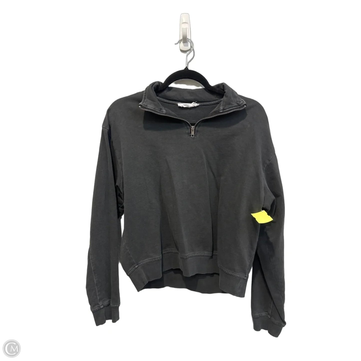 Sweatshirt Collar By Double Zero In Grey, Size: M