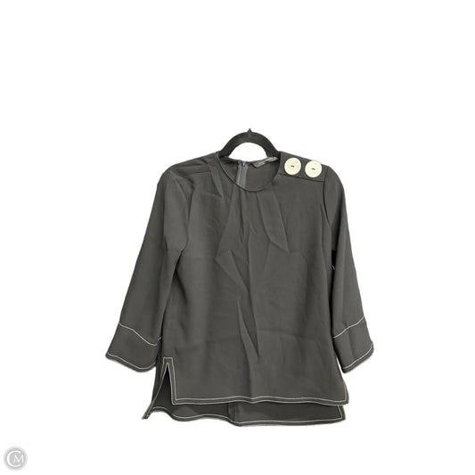 Top 3/4 Sleeve By Zara Women In Black, Size: S