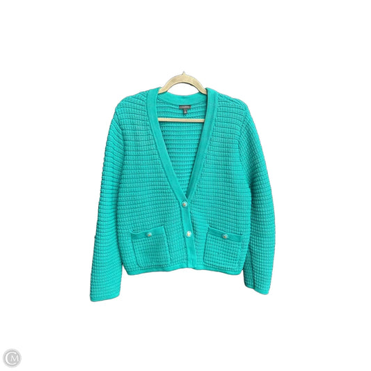 Cardigan By Talbots In Green, Size: Xl