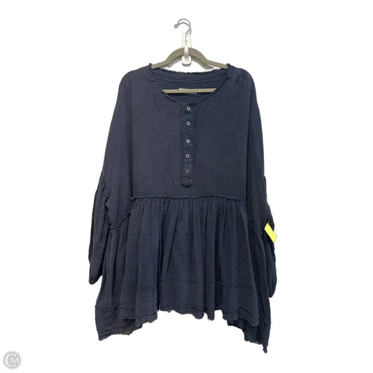 Tunic 3/4 Sleeve By We The Free In Navy, Size: Xl