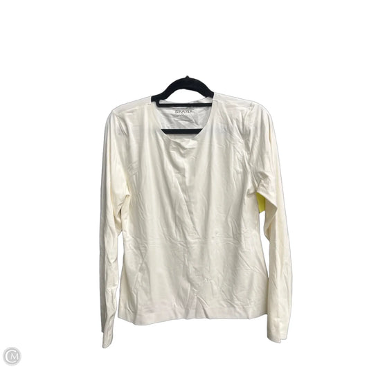 Top Long Sleeve By Spanx In White, Size: L