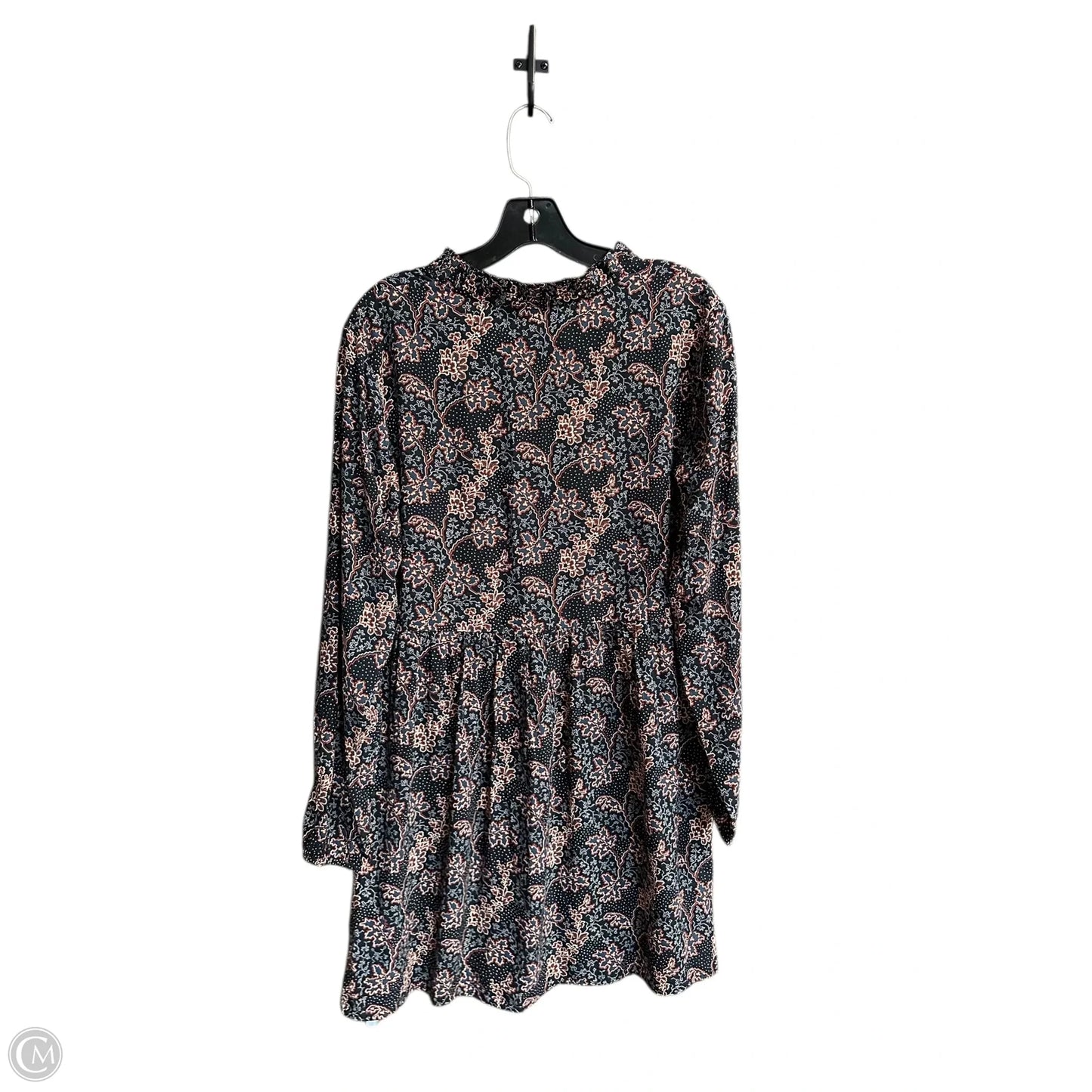 Dress Casual Midi By Loft In Black, Size: Xs