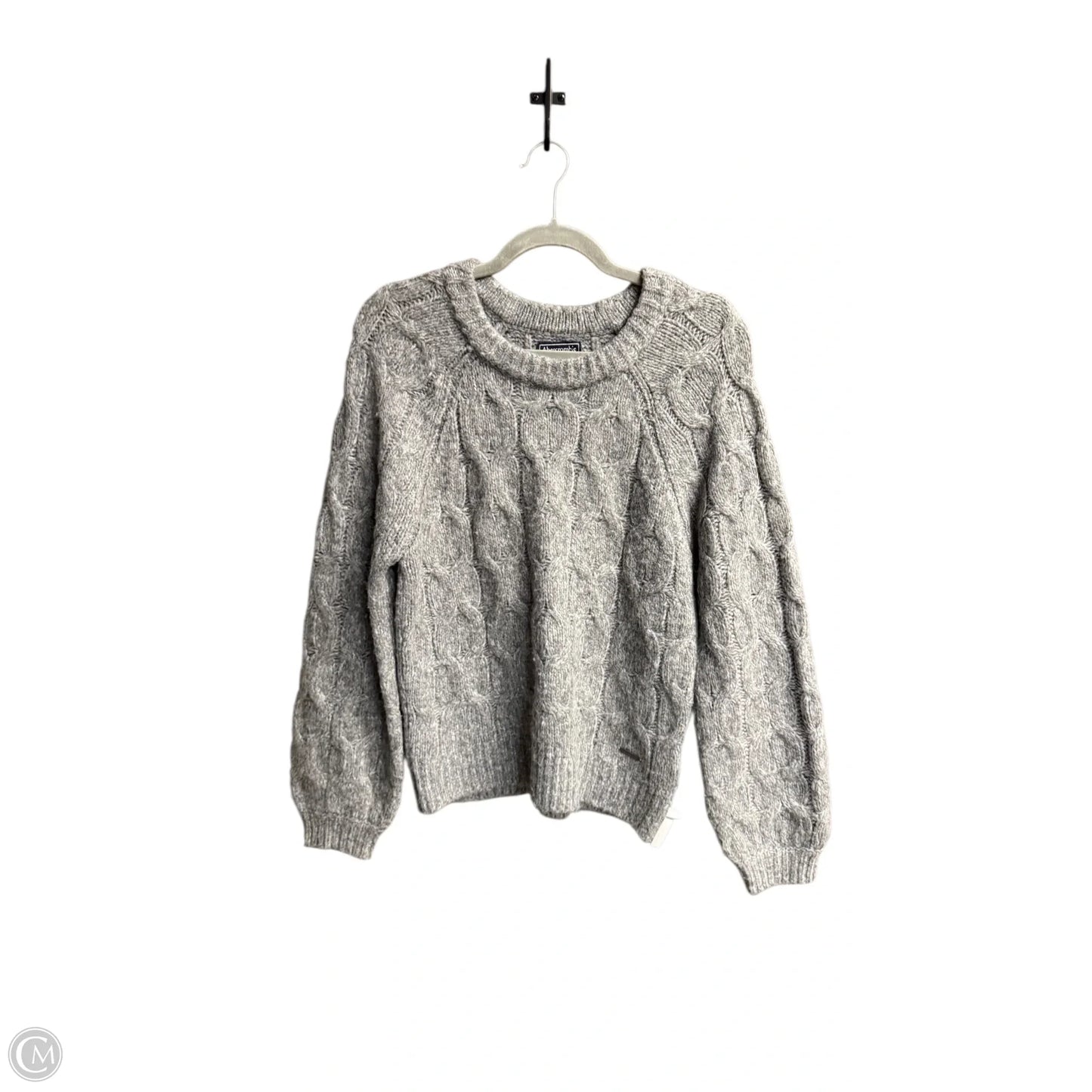 Sweater By Abercrombie And Fitch In Grey, Size: M