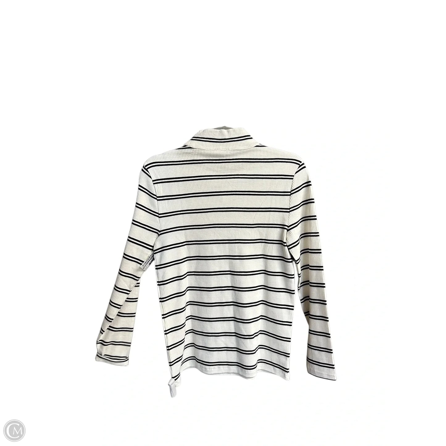 Top Long Sleeve By Talbots In Striped Pattern, Size: Lp