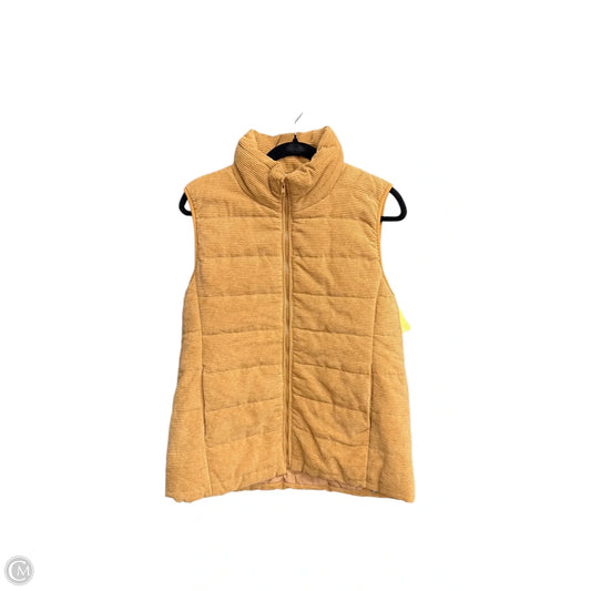 Vest Puffer & Quilted By Entro In Brown, Size: L