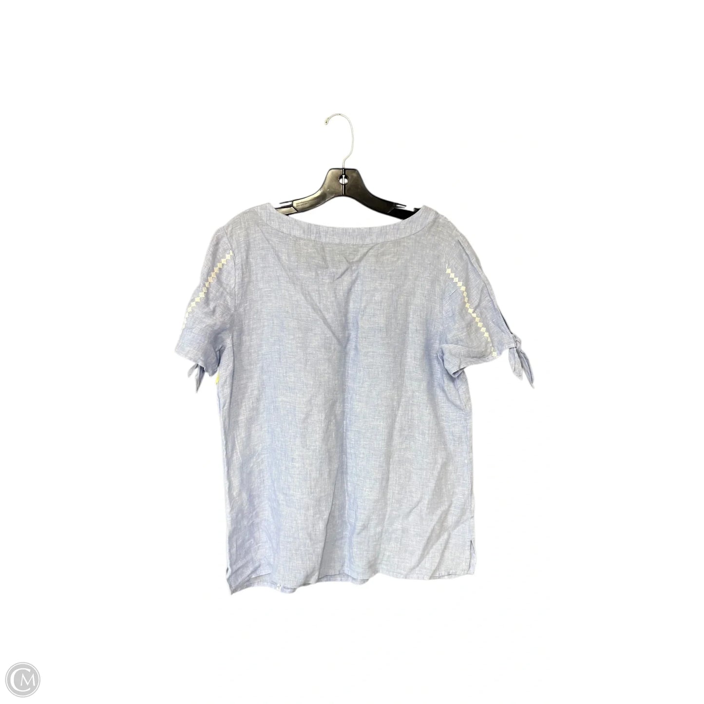 Top Short Sleeve By Talbots In Blue, Size: M