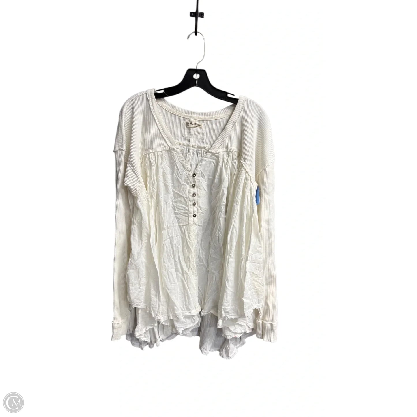 Top Long Sleeve By We The Free In White, Size: L