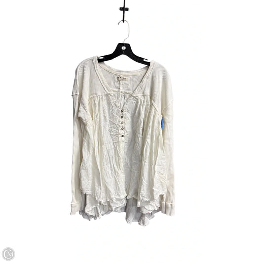 Top Long Sleeve By We The Free In White, Size: L