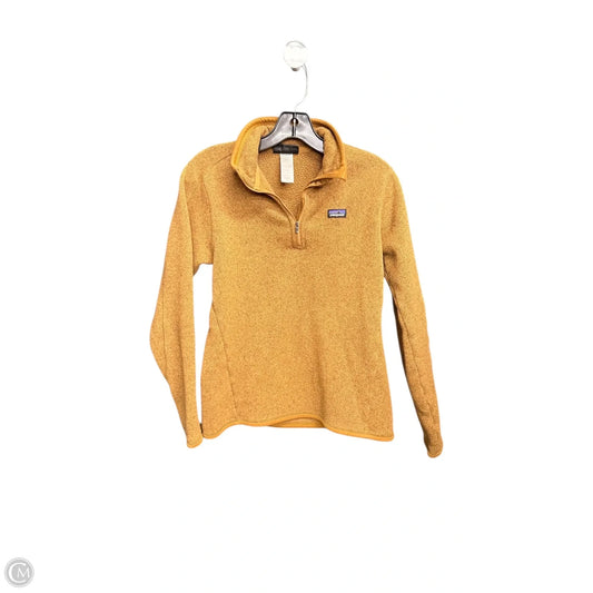 Jacket Fleece By Patagonia In Brown, Size: M
