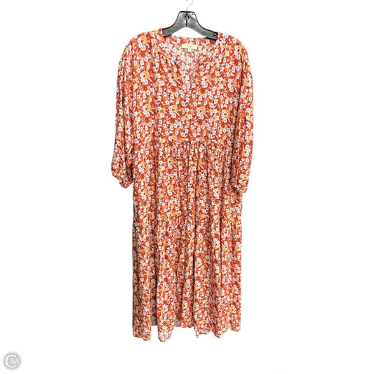 Dress Casual Maxi By Easel In Orange, Size: S