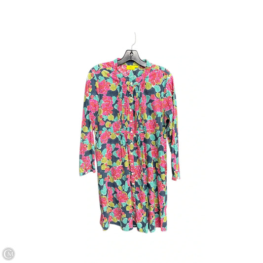 Dress Casual Short By Roller Rabbit In Floral Print, Size: M