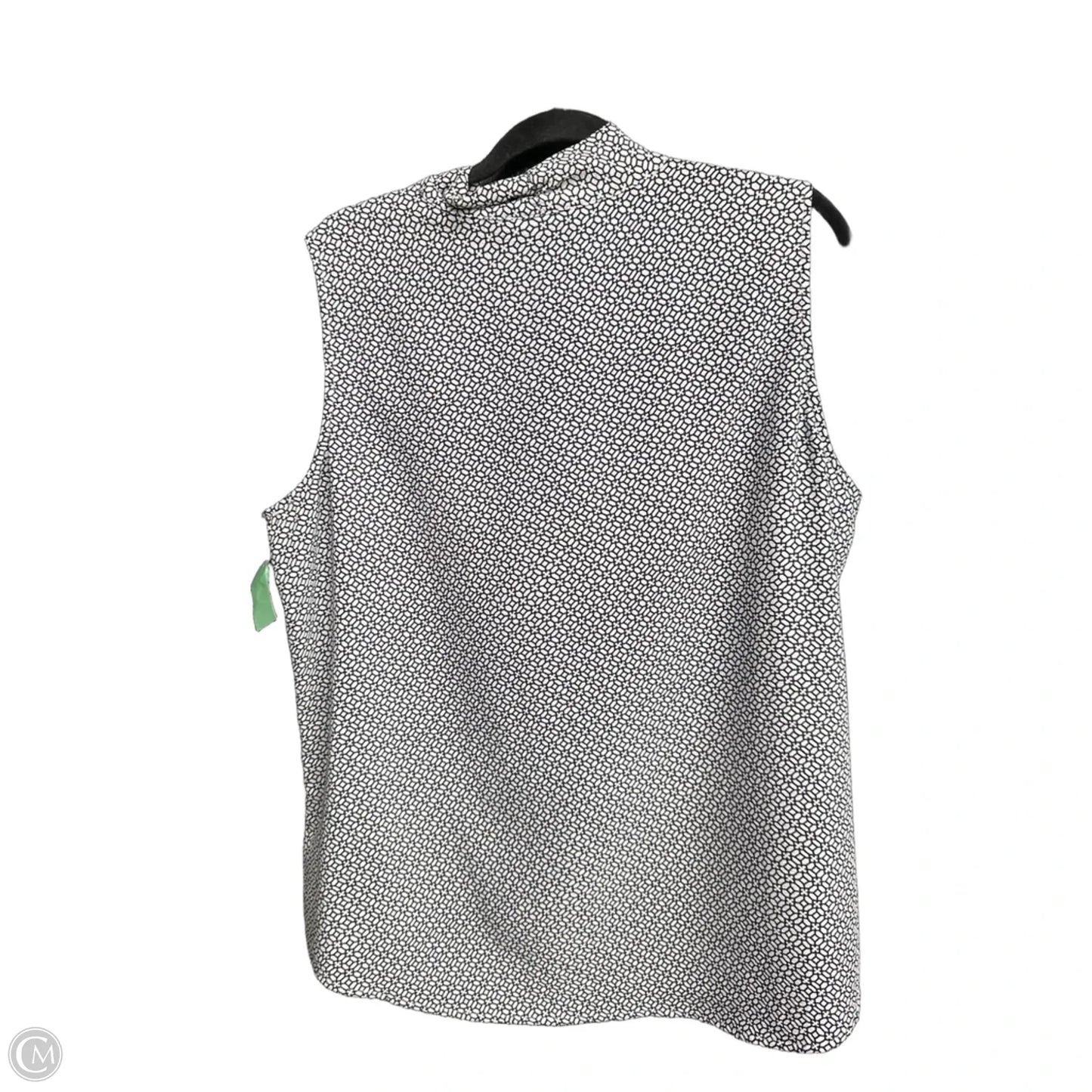 Top Sleeveless By Adrianna Papell In Black, Size: Xl