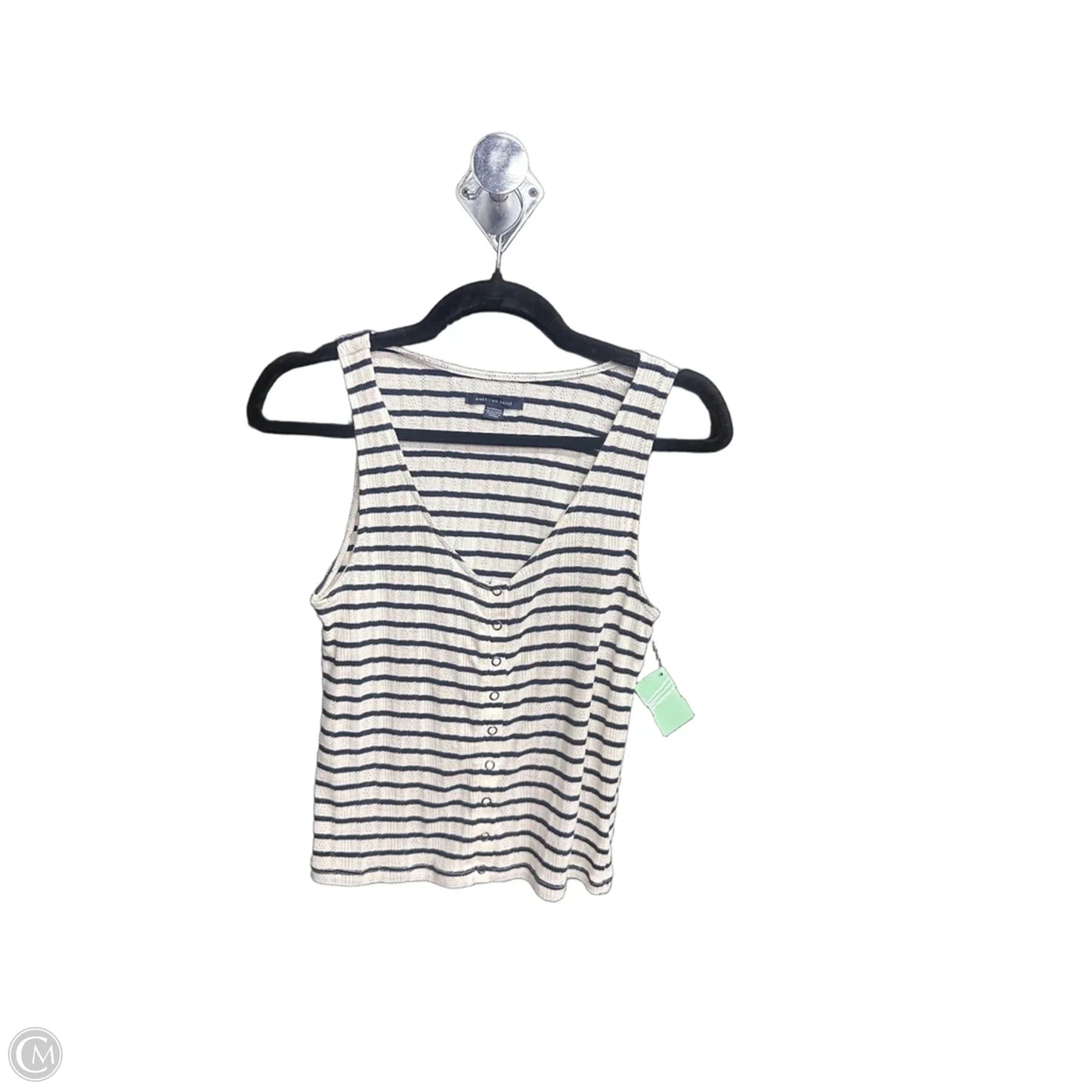 Tank Top By American Eagle In Cream, Size: Xs
