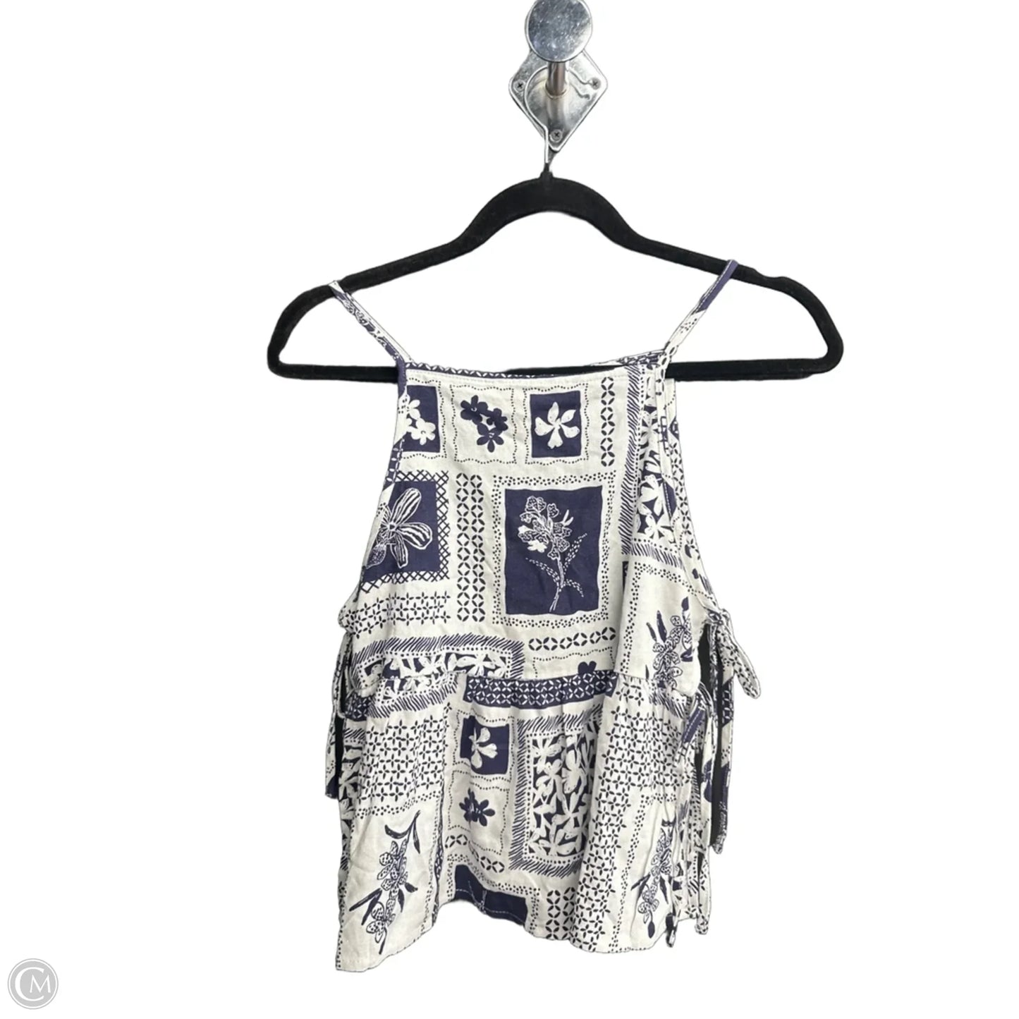 Top Sleeveless By Monteau In Navy, Size: M