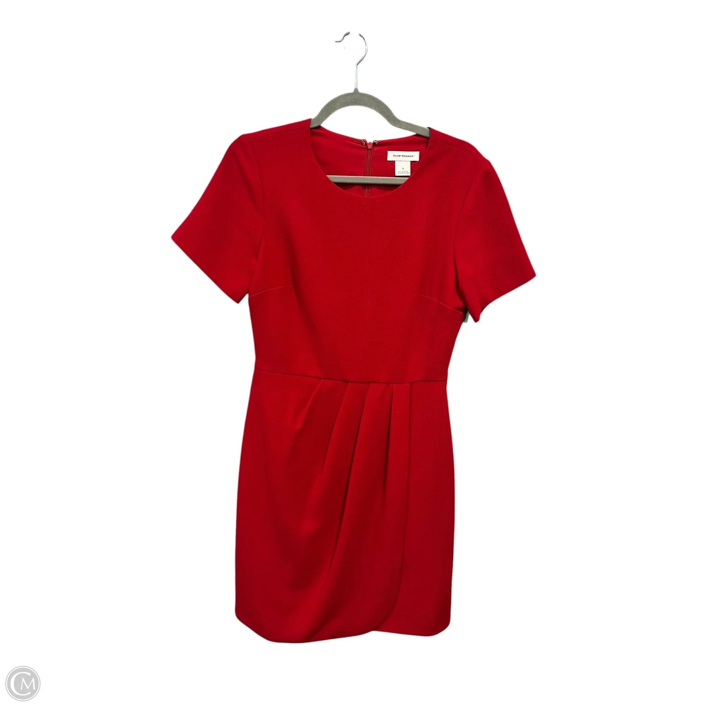 Dress Casual Midi By Club Monaco In Red, Size: 6