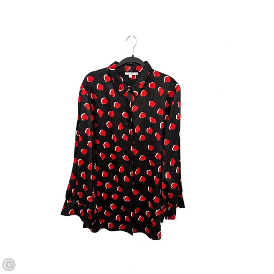 Top Long Sleeve By Chicos In Black, Size: 2x