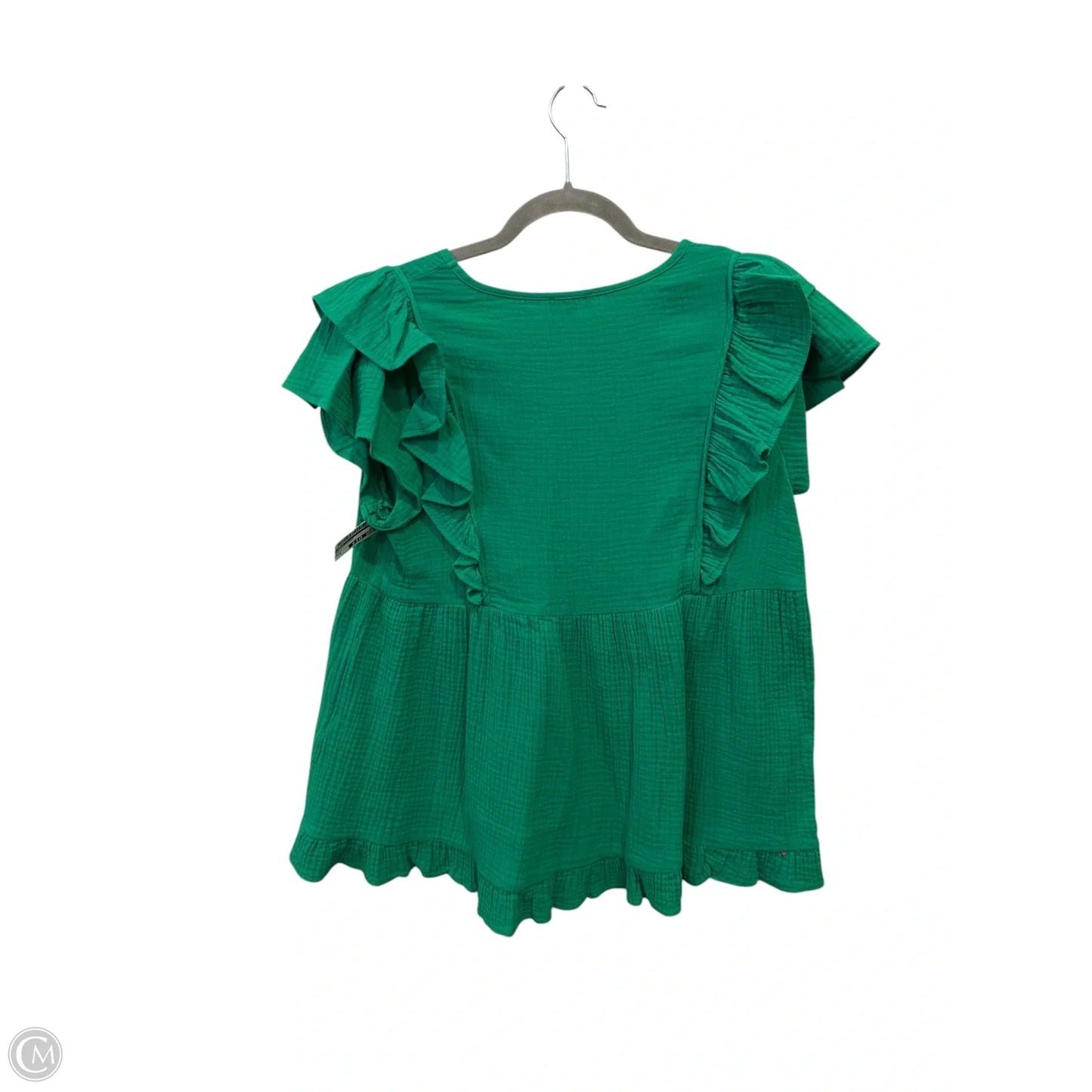 Top Sleeveless By Jodifl In Green, Size: S