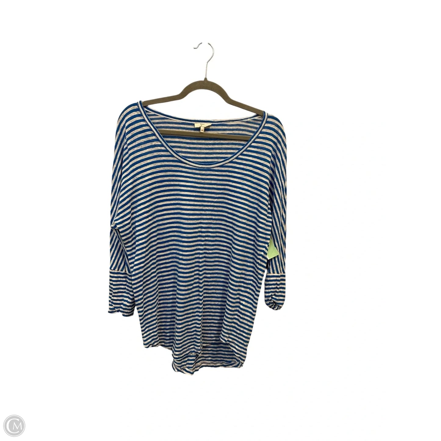 Top 3/4 Sleeve By Clothes Mentor In Blue, Size: M