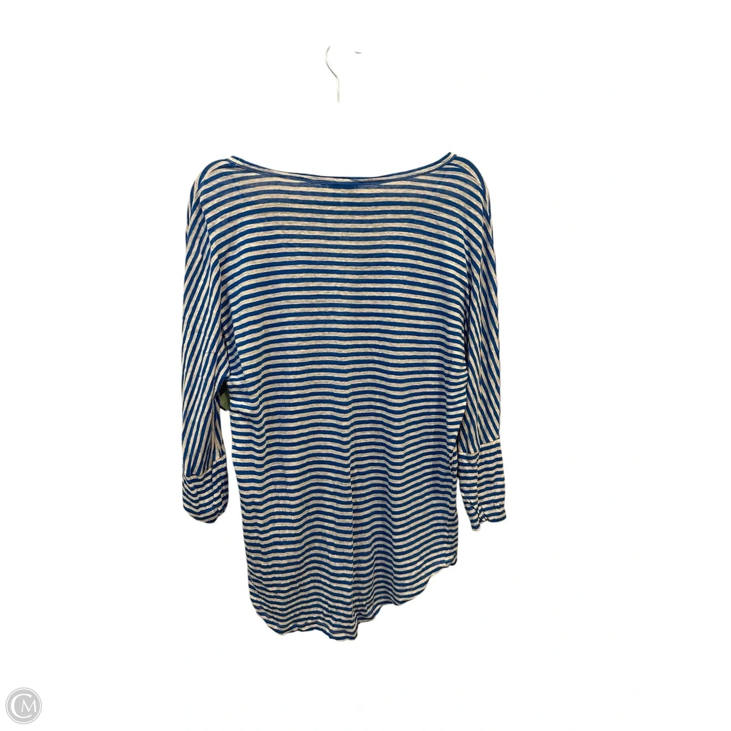 Top 3/4 Sleeve By Clothes Mentor In Blue, Size: M