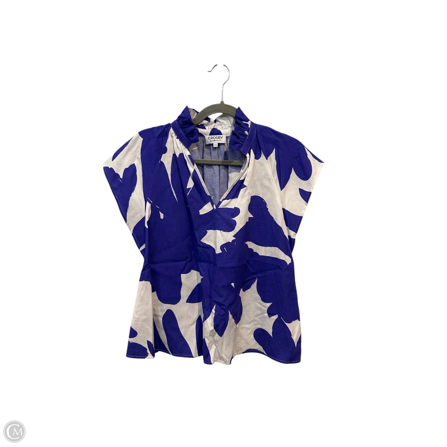 Top Sleeveless By Crosby In Blue, Size: Xxs