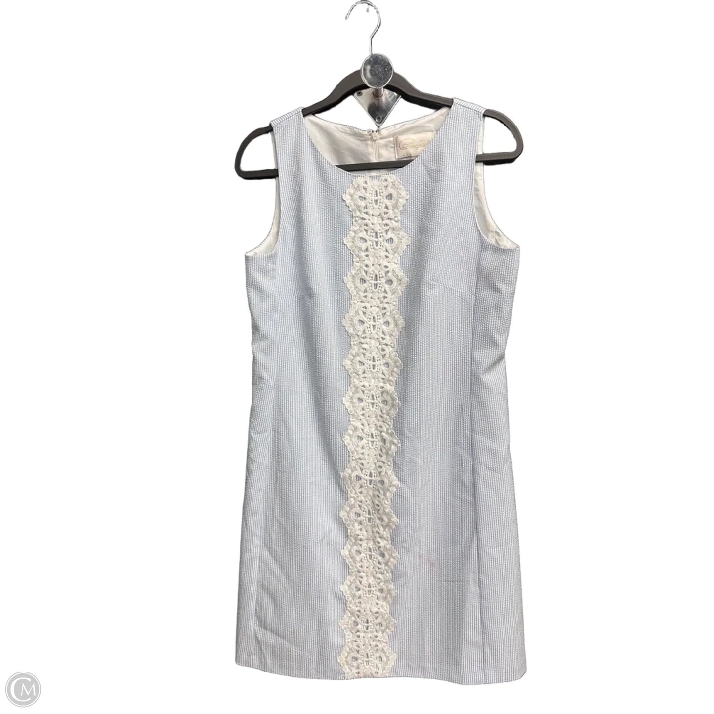 Dress Casual Midi By Cappagallo In Blue, Size: 6