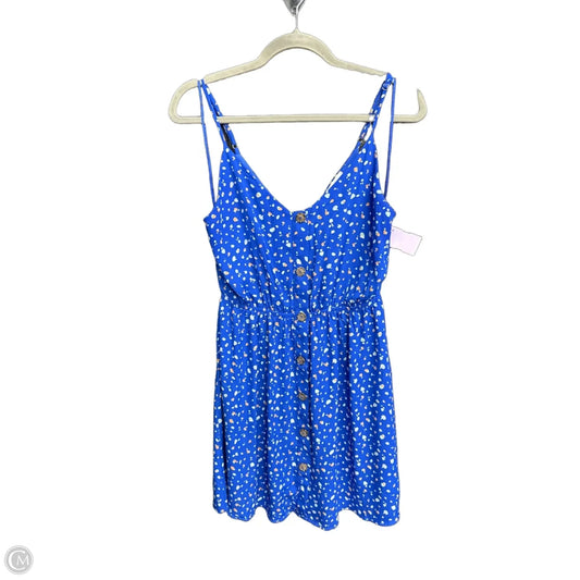 Dress Casual Short By Sienna Sky In Blue, Size: M