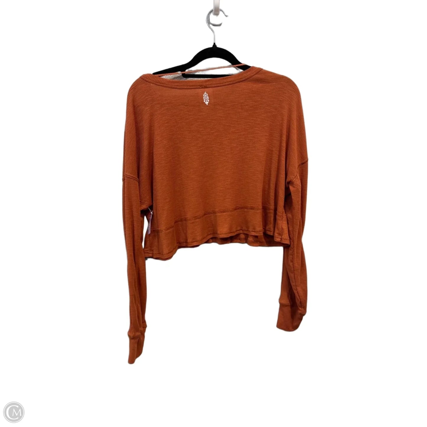 Top Long Sleeve By Free People In Brown, Size: S