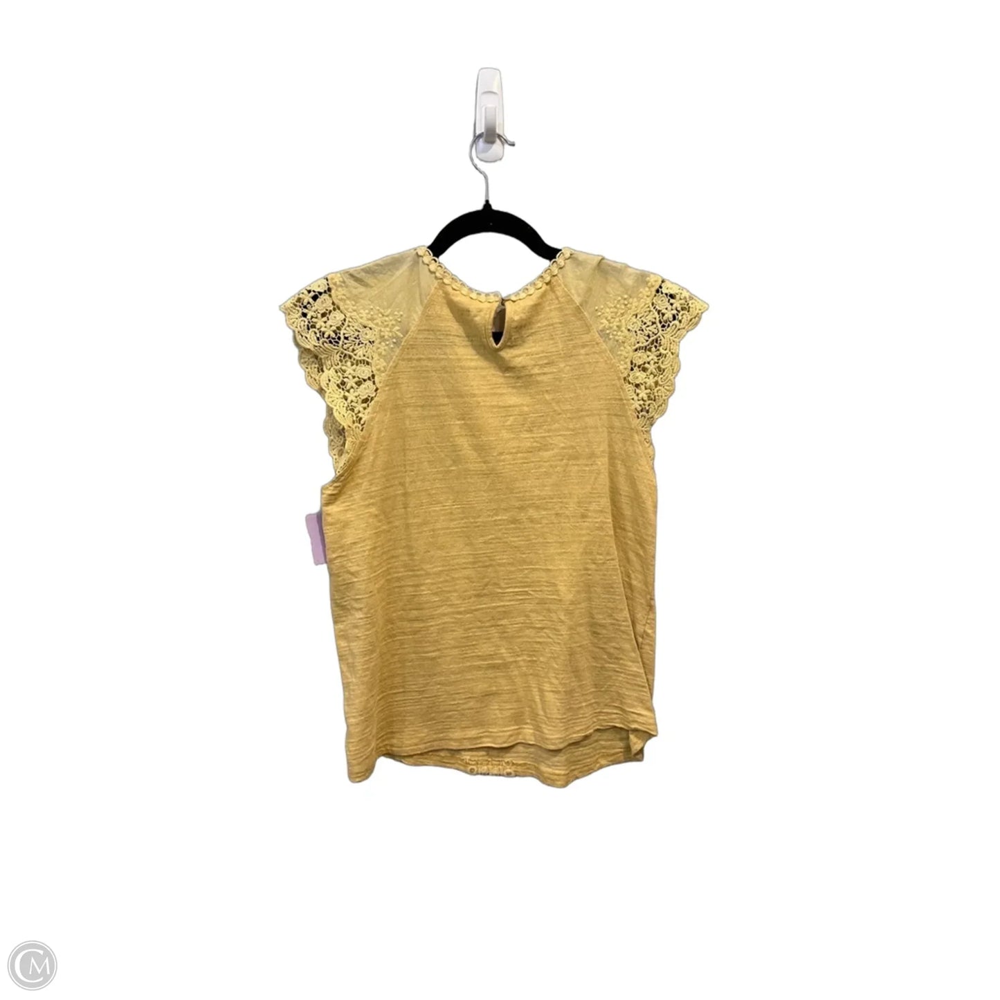 Top Sleeveless By Entro In Yellow, Size: S