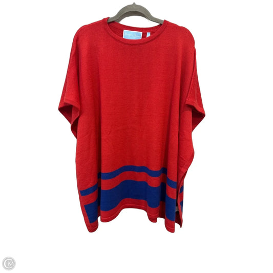 Poncho By Draper James In Red, Size: S