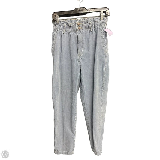 Jeans Straight By Universal Thread In Striped Pattern, Size: 6
