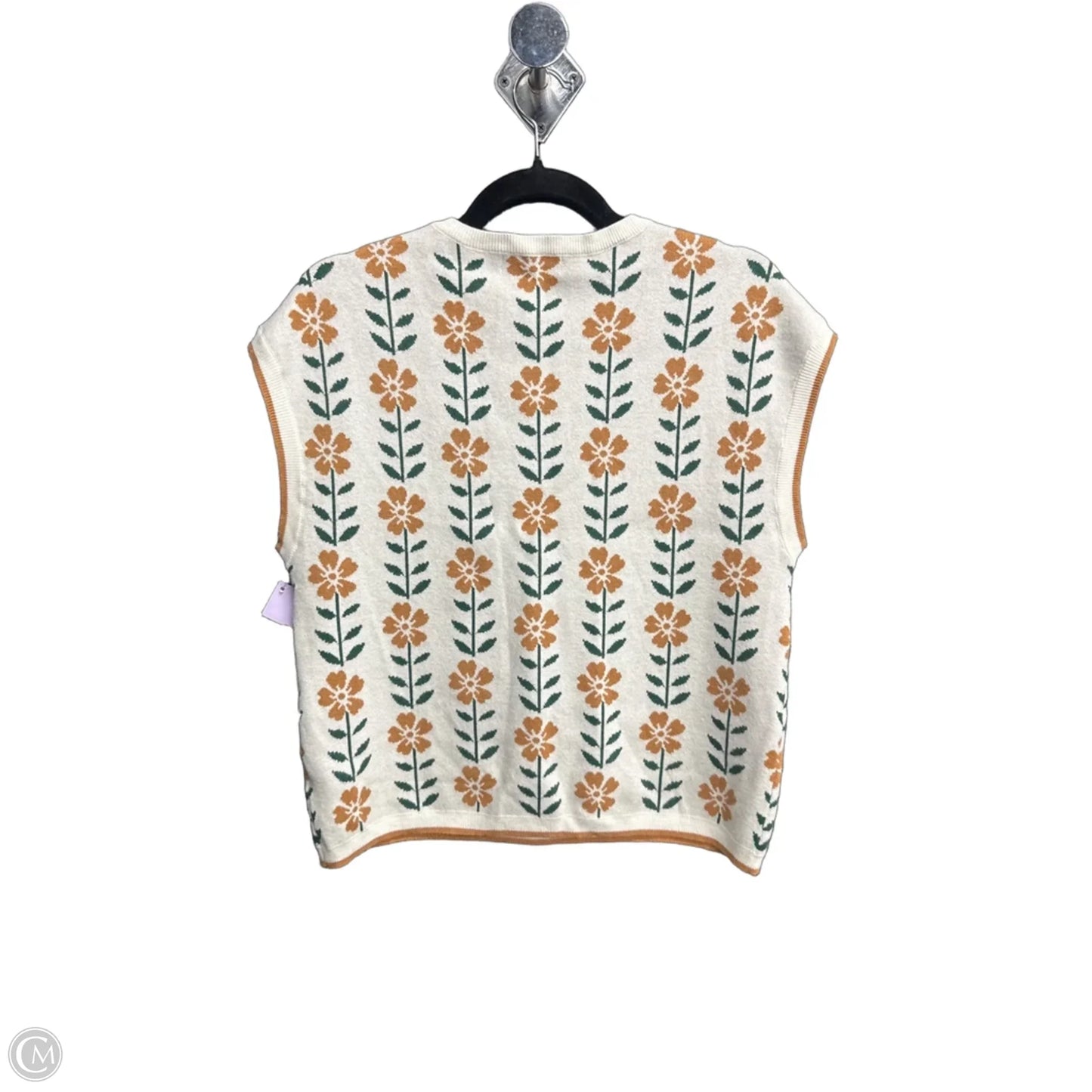 Top Sleeveless By Zesica In Cream, Size: S