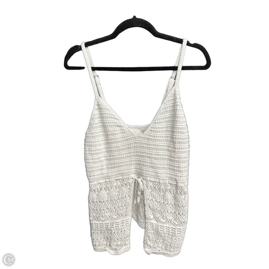 Top Sleeveless By Clothes Mentor In White, Size: Xl