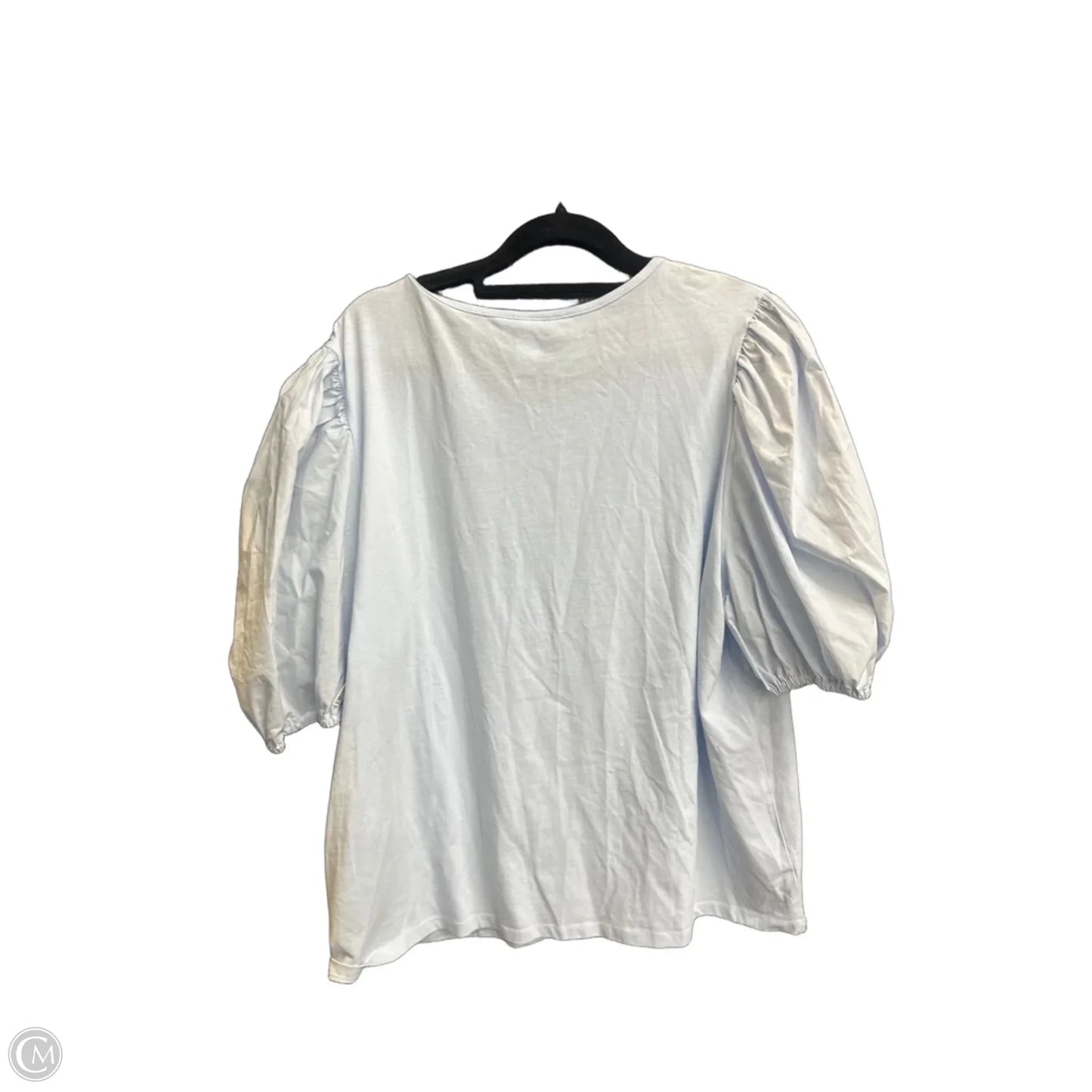 Top Short Sleeve By H&m In Blue, Size: Xxl