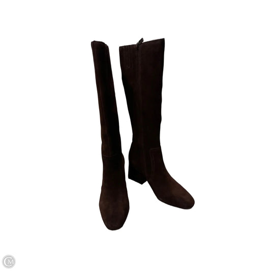 Boots Mid-calf Heels By Blondo In Brown, Size: 9