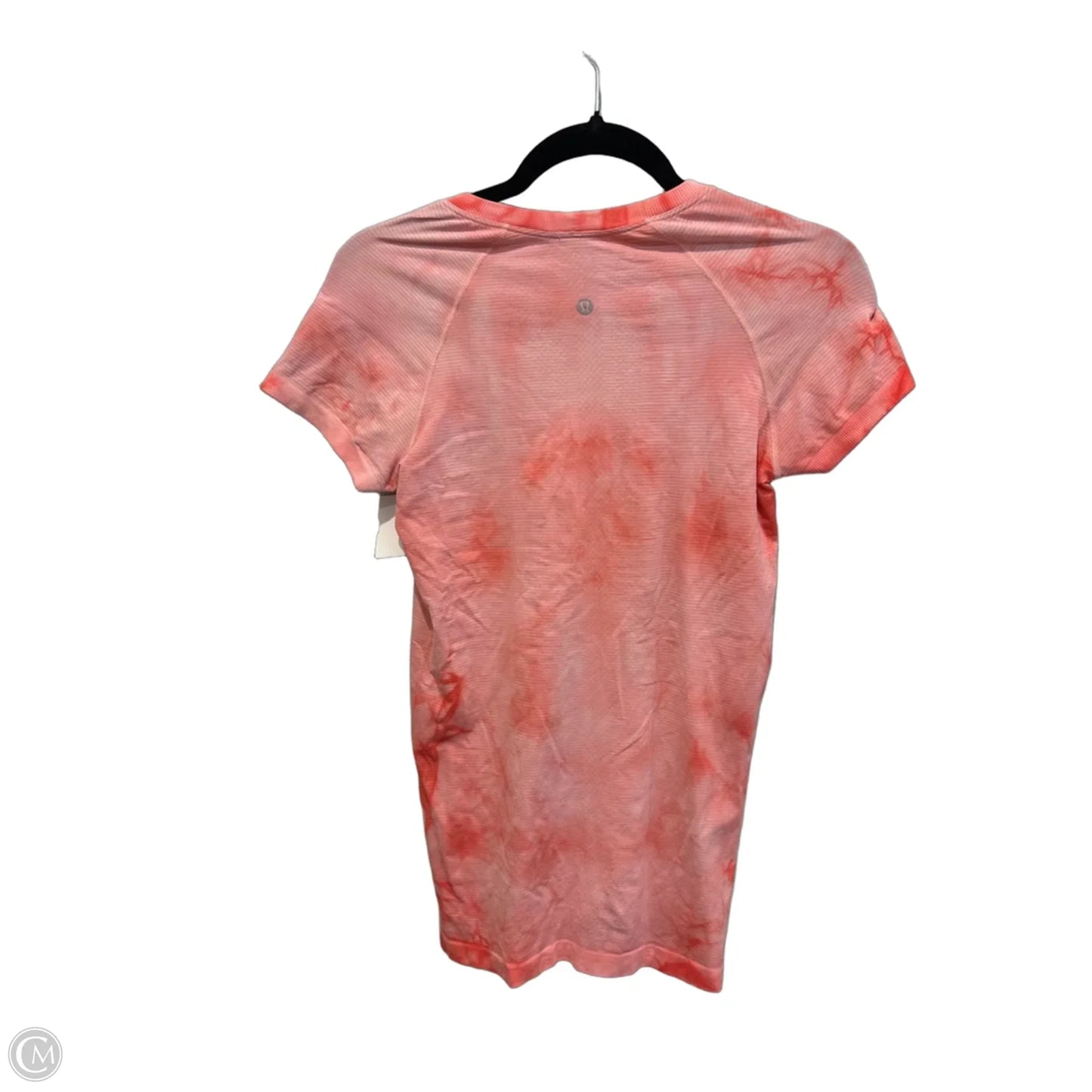 Athletic Top Short Sleeve By Lululemon In Pink, Size: S