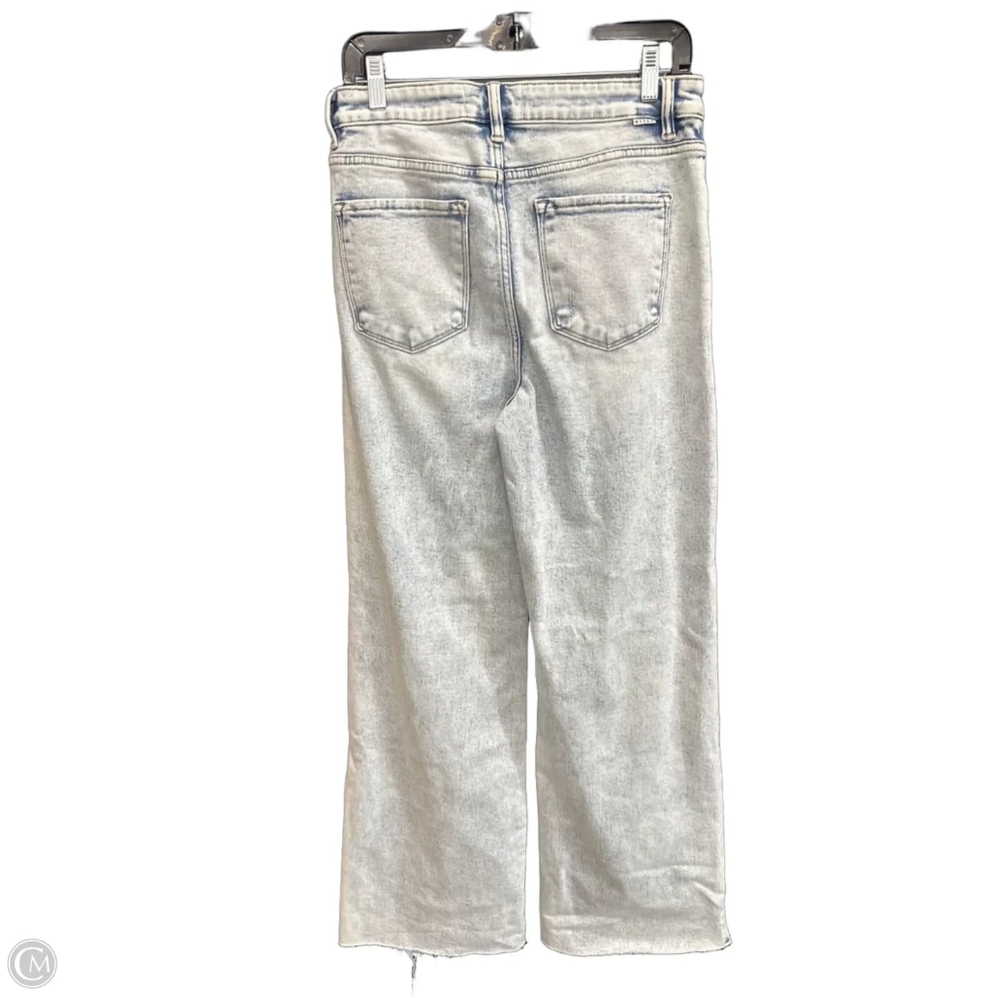 Jeans Wide Leg By Risen In Blue Denim, Size: 10