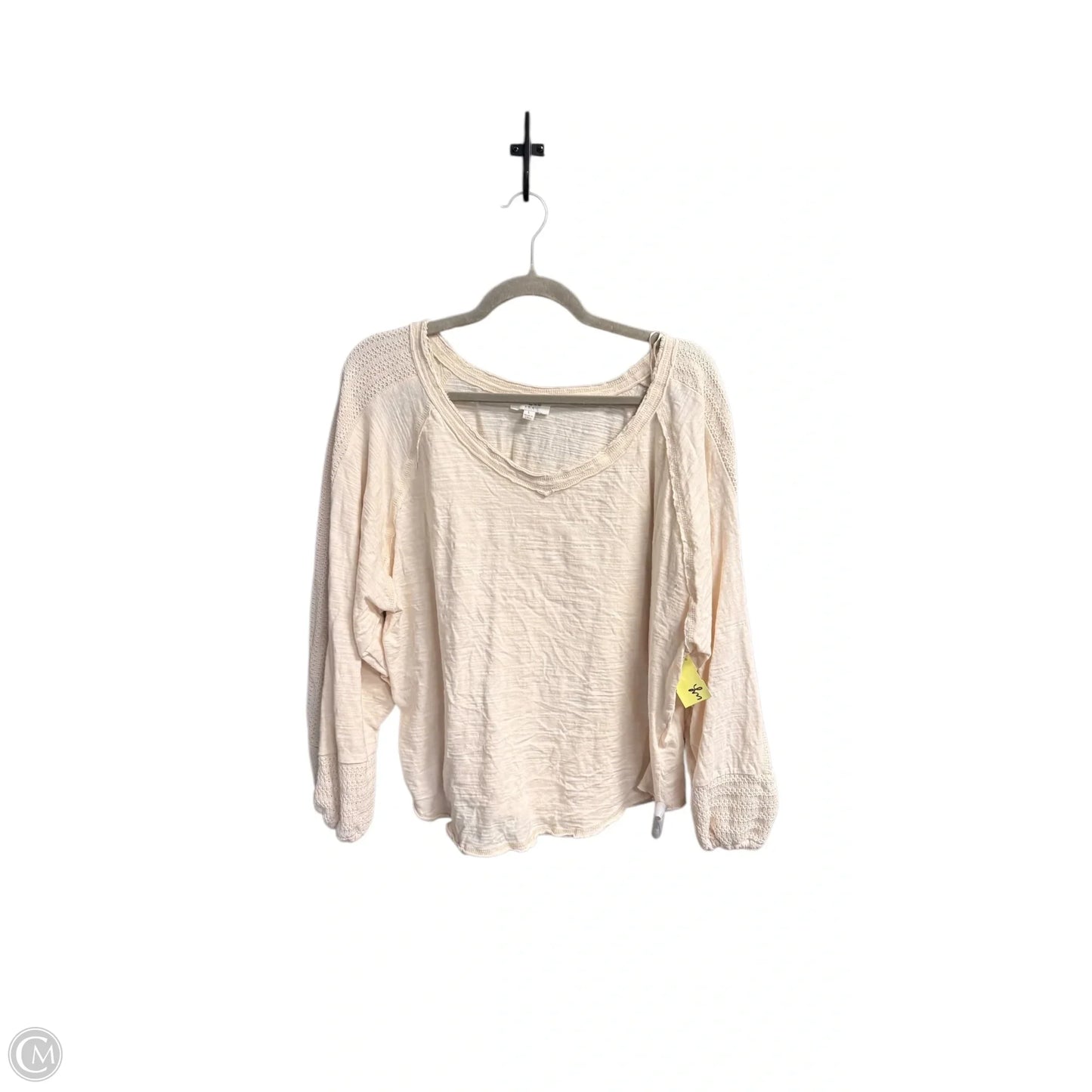 Top Long Sleeve By Umgee In Cream, Size: L