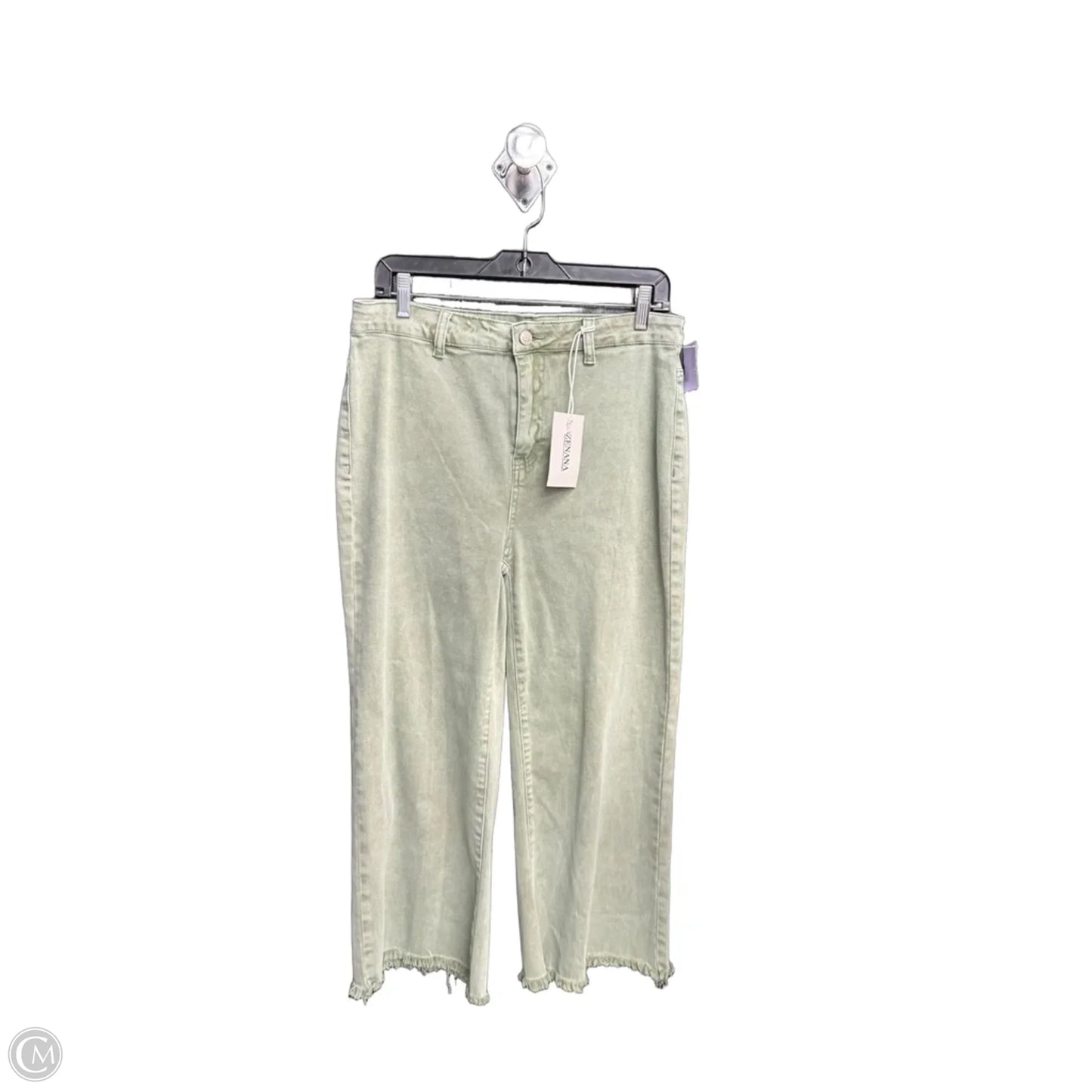 Jeans Straight By Zenana In Green, Size: 8