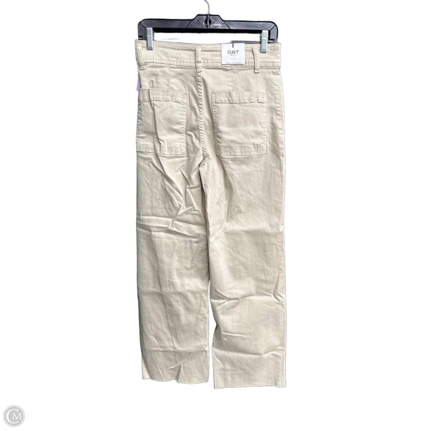 Jeans Straight By Oat In Beige, Size: 4