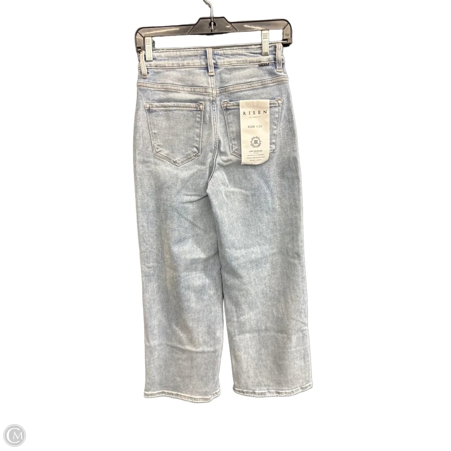 Jeans Straight By Clothes Mentor In Blue Denim, Size: 0