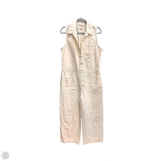 Jumpsuit By Levis In Cream, Size: L