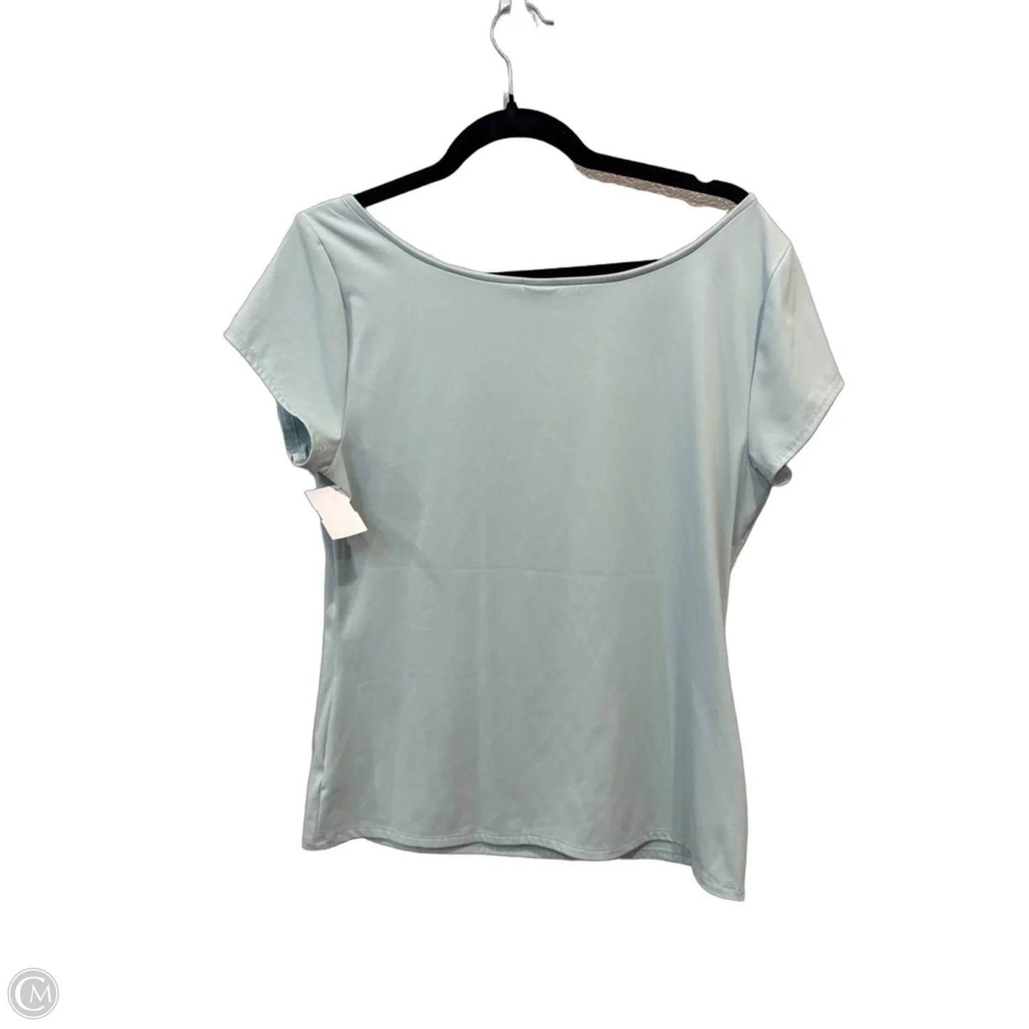 Top Short Sleeve By Worthington In Teal, Size: L