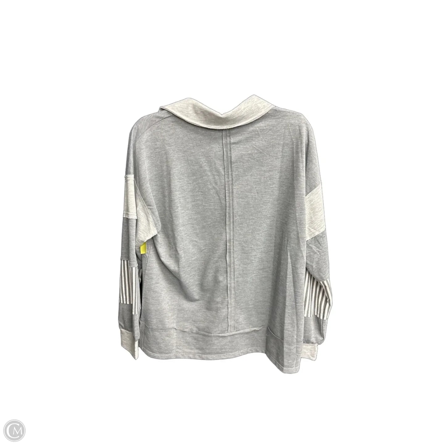 Top Long Sleeve By Andree By Unit In Grey, Size: S