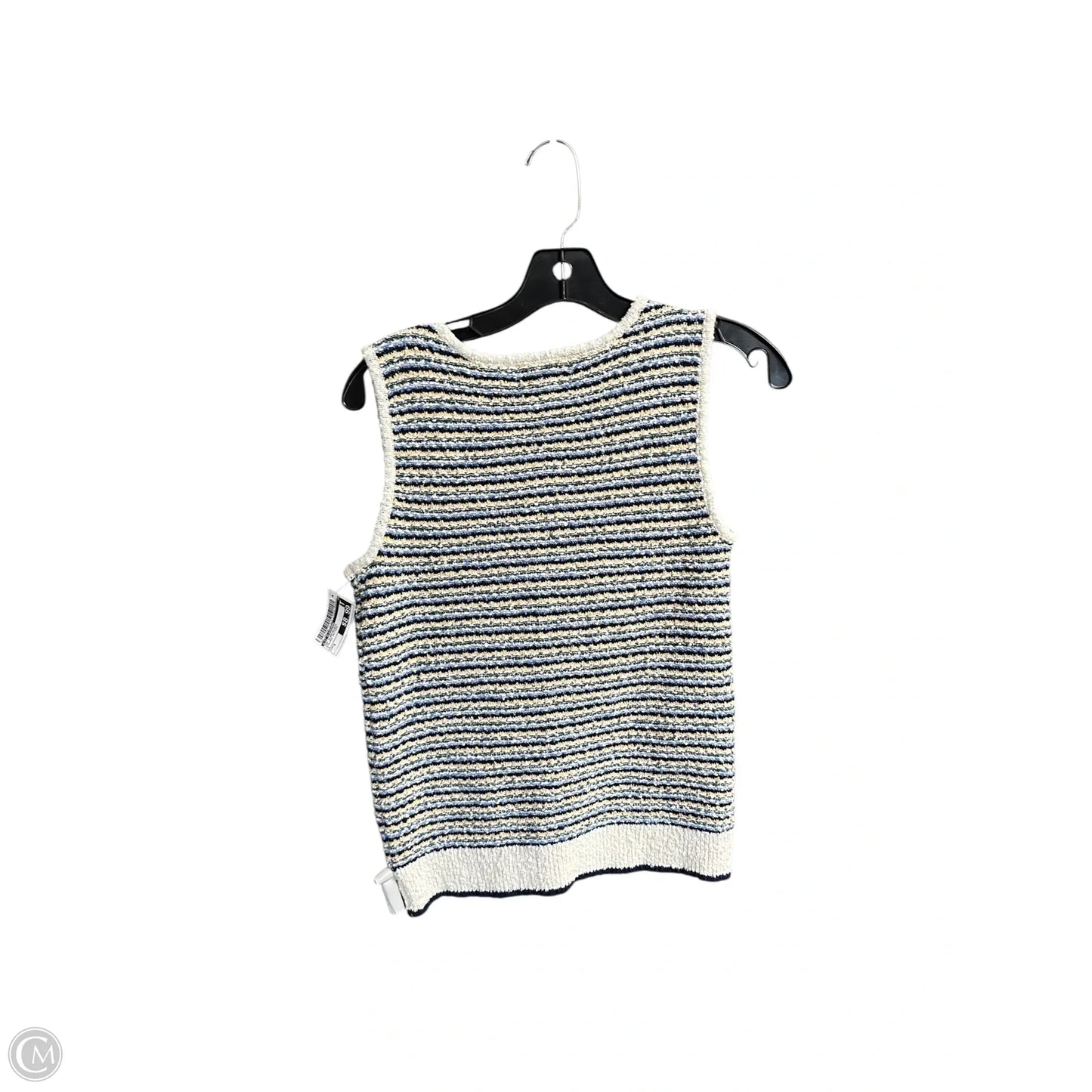 Top Sleeveless By Liz Claiborne In Striped Pattern, Size: S